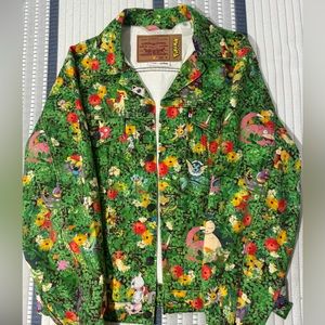 AUTHENTIC LEVI’S POKEMON JACKET SIZE MEDIUM WORD A COUPLE TIMES